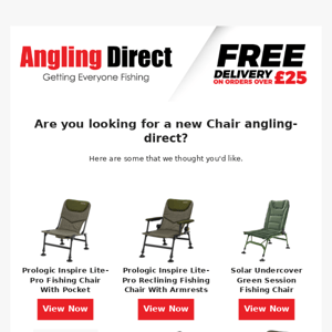 🎣 Looking For A New Chair Angling Direct? 🎣