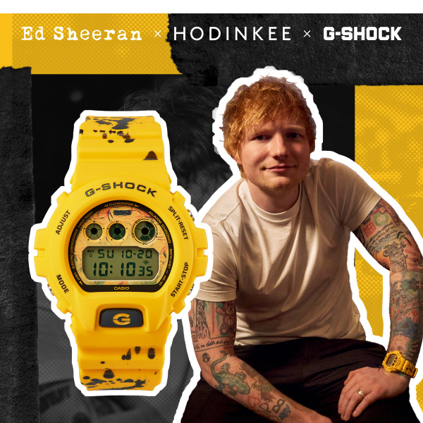 The G-SHOCK Ref. 6900 - Subtract By Ed Sheeran - Hodinkee