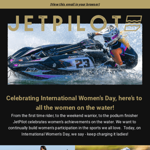 International Women's Day - Above the Waterline