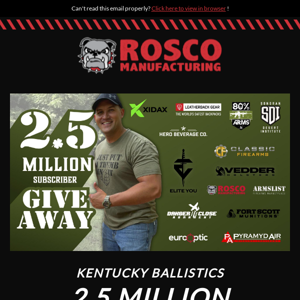 Kentucky Ballistics Giveaway and 4 New Products