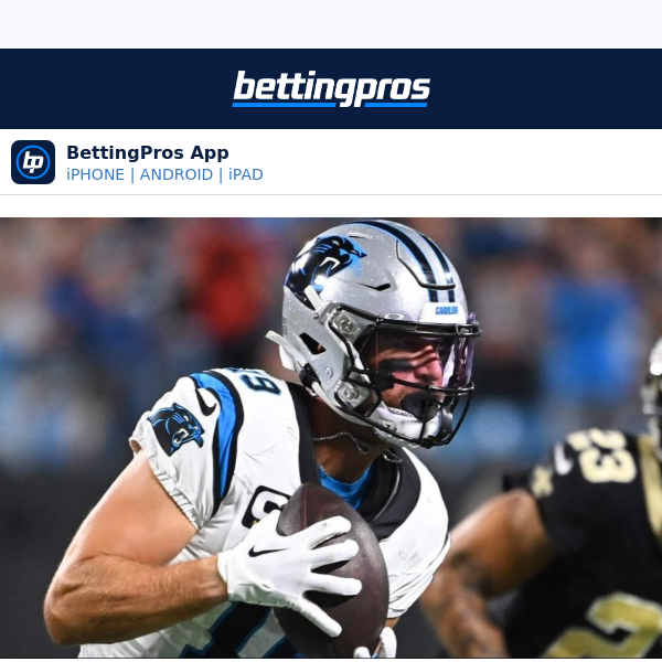 Tonight's Best Bets for Bears vs. Panthers (+412) 💵