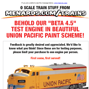 New Union Pacific Engines, Lighted Boxcar & More!