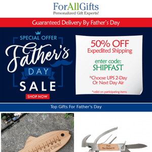 Gifts For Dad - 50% Off Expedited Shipping 😀