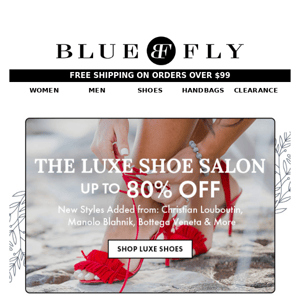 LUXE  👠 BLOWOUT SALE! Up to 80% Off