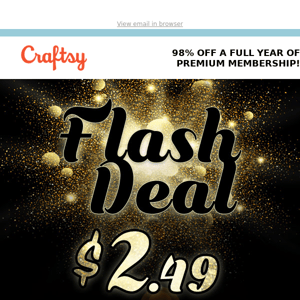 HURRY! This $2.49 holiday deal will be gone in a flash!