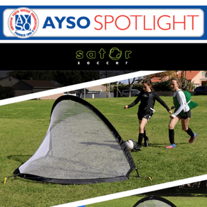 From Sator Soccer: Extra 10% Off Half Moon Goals + Giveaway - AYSO