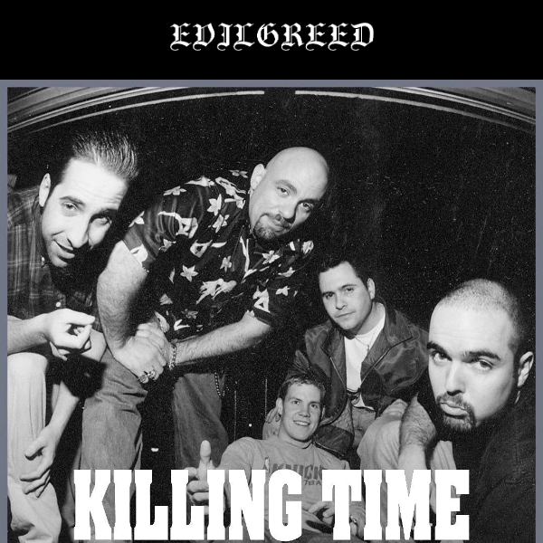 KILLING TIME - "Brightside" Vinyl Reissue & Merch!