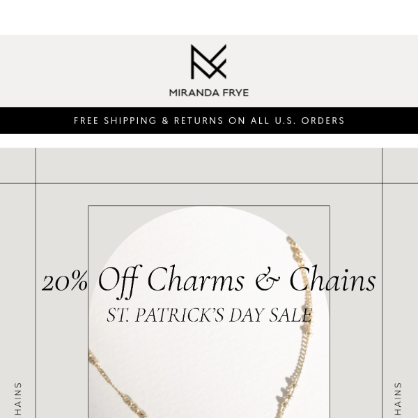 20% OFF ✨ Get yourself a lucky charm...