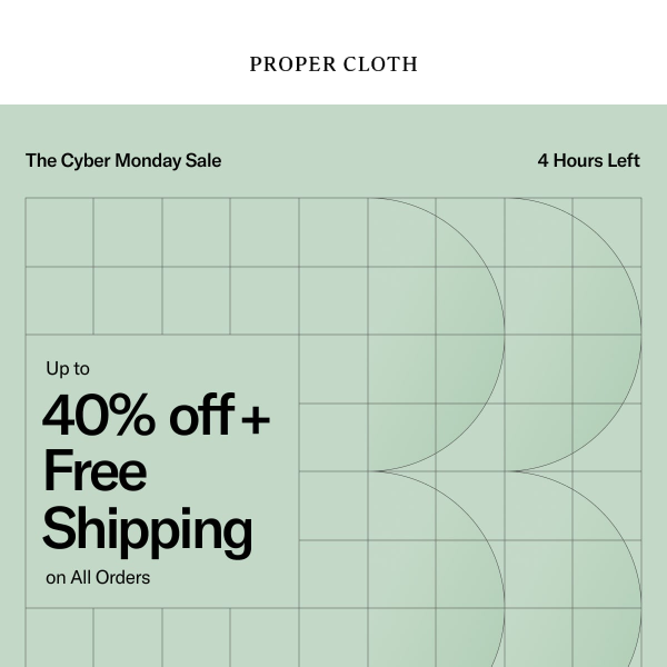 Last Chance to Shop the Cyber Monday Sale: 4 Hours Left