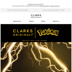 The Clarks Originals Pokémon collection