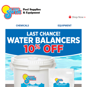 Last Chance ⏳ 10% Off water balancers ends in HOURS!