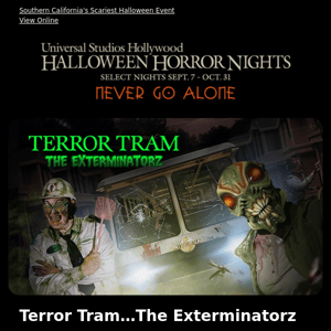 Just Announced: Terror Tram and New Haunted Houses