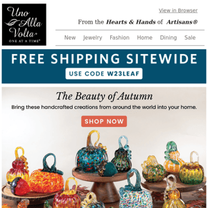 Fall in Love with Free Shipping