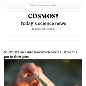 Latest science news for 19 September 2023