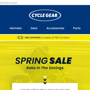 Don't Miss The Spring Sale