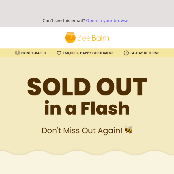 Sold Out in a Flash!