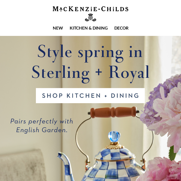 Style spring in Sterling + Royal