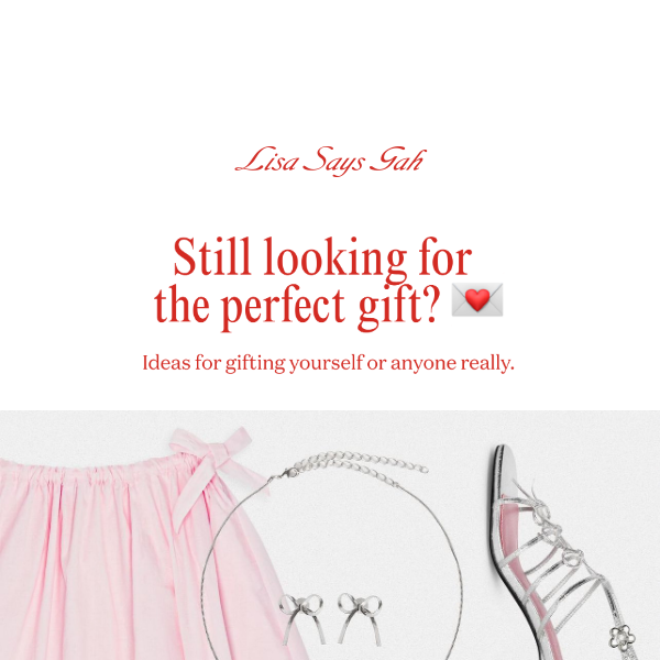 Still looking for the perfect gift? 💌