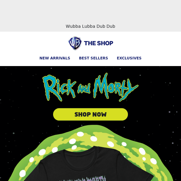 See the NEW Rick and Morty Multiverse Tour tee!