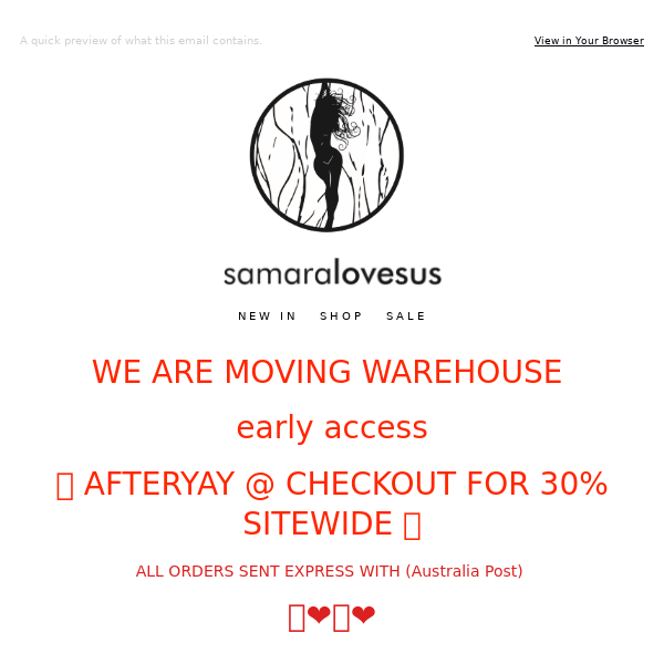 🌟30% SITEWIDE 🌟 EARLY ACCESS WE MOVING HQ SALE