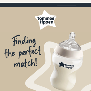 Find the perfect bottle for your baby