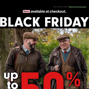 BLACK FRIDAY: Up to 50% off the best brands