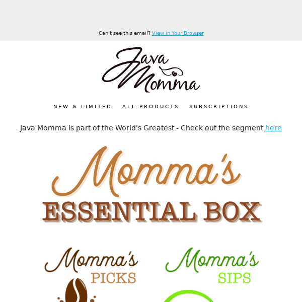 🎉 Extra Savings Alert: Subscribe & Savor with Our Java Momma Boxes! ☕🍵