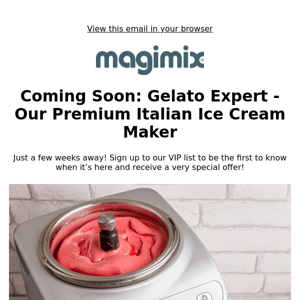 Gelato Expert Coming Soon | Join the VIP List