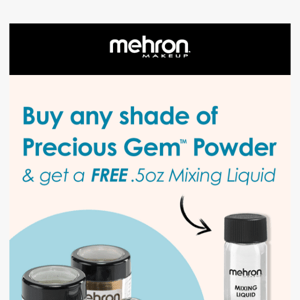 Create a dramatic look with Precious Gem Powders.