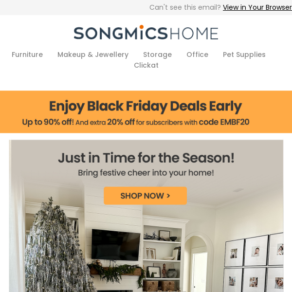 Score BIG savings to get your home into the holiday spirit