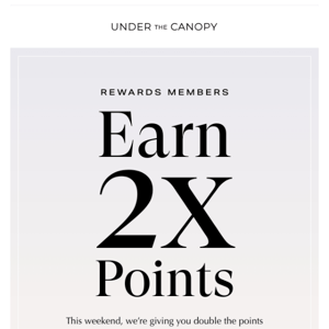 Double the Points, Double the Rewards