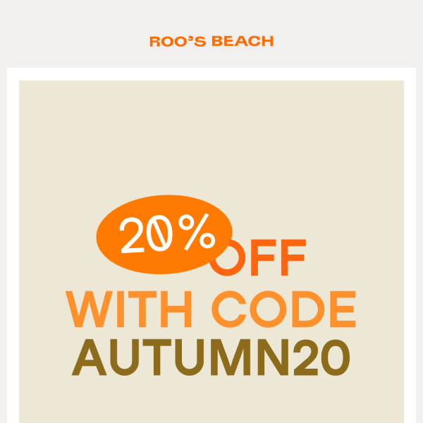 20% OFF | ENDS MIDNIGHT