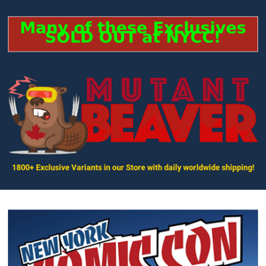 5 New "SURPRISE" NYCC Exclusives ON SALE NOW!