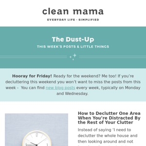 The Dust-Up - This Week’s Posts and Little Things