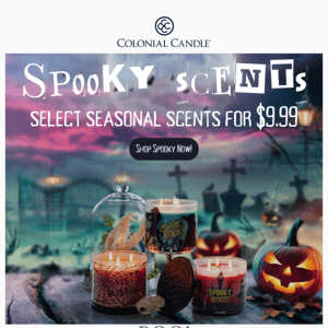 SCARY GOOD SCENTS FOR $9.99! 🎃👻