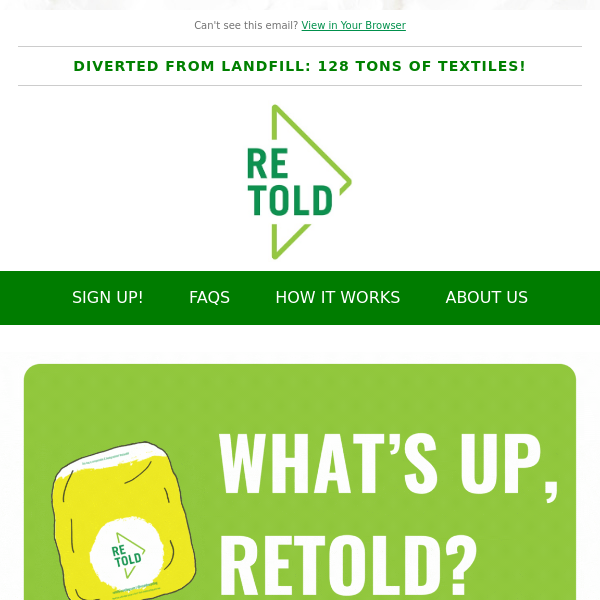 Retold Recycling - Latest Emails, Sales & Deals