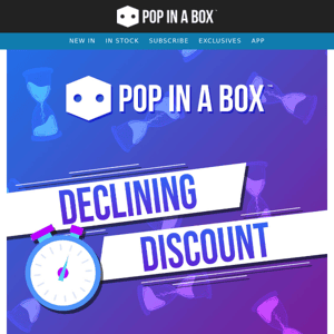 ⏳ DECLINING DISCOUNT: 30% OFF SELECT IN STOCK POPS! ⏳