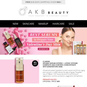 Valentine's Day Skincare! UP TO 42% OFF !