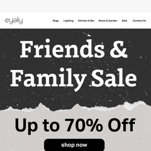 Last Call for 70% Off Friends & Family Sale ⏰
