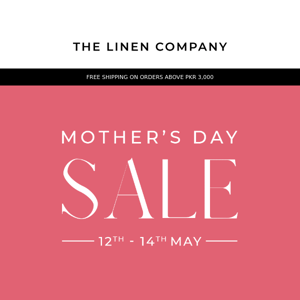 Up To 50% Off - Mother's Day Sale Live Now 🎊