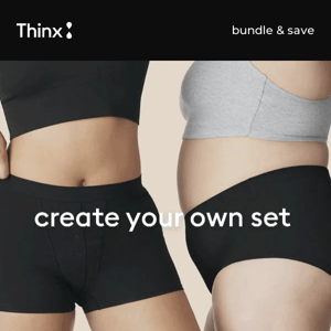 PSA: You can build a custom set of Thinx undies 🪄