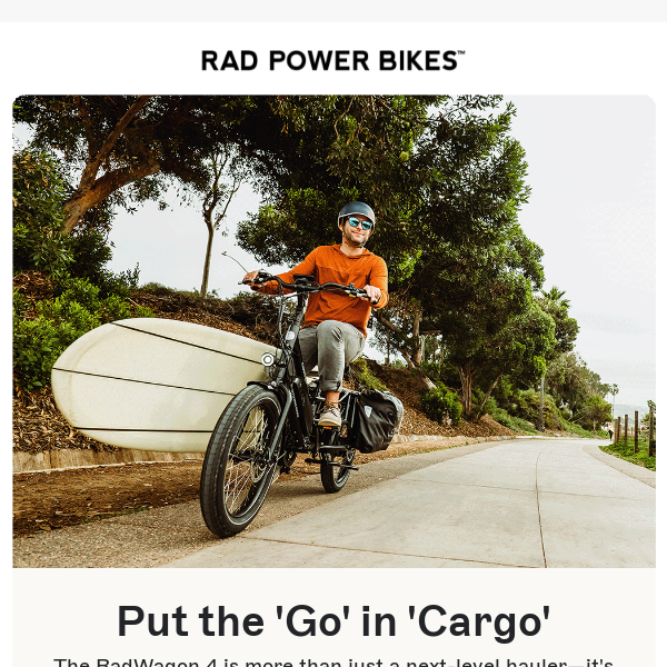 RadWagon Puts the "Go" in "Cargo"