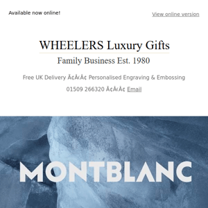 The Montblanc Glacier Collection is here