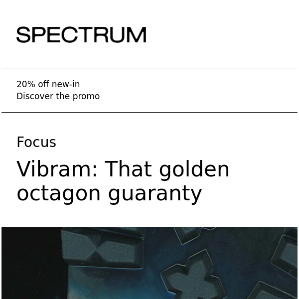 Vibram: That golden octagon guaranty