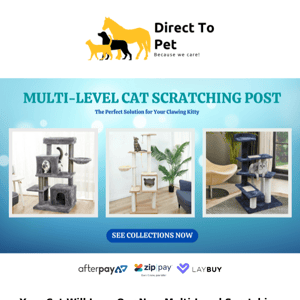 The perfect solution for your cat's scratching needs!