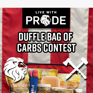 🎁[Contest] Duffle Bag Of Carbs