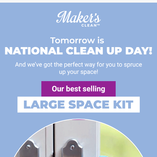 Sunday is National Clean Up Day!