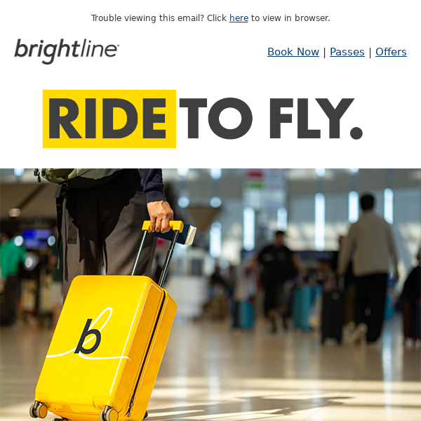 $25 credit when you Ride to Fly?