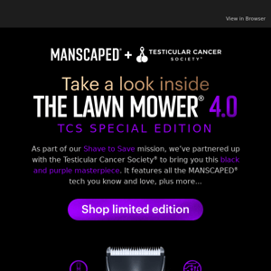 Take a look inside The Lawn Mower® 4.0 TCS Special Edition