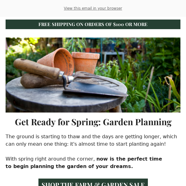 Save 35% On ALL Farm & Garden Books | Plan The Garden of Your Dreams